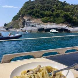 A Day Sailing in the Gulf of La Spezia on an Exclusive Classic Catamaran