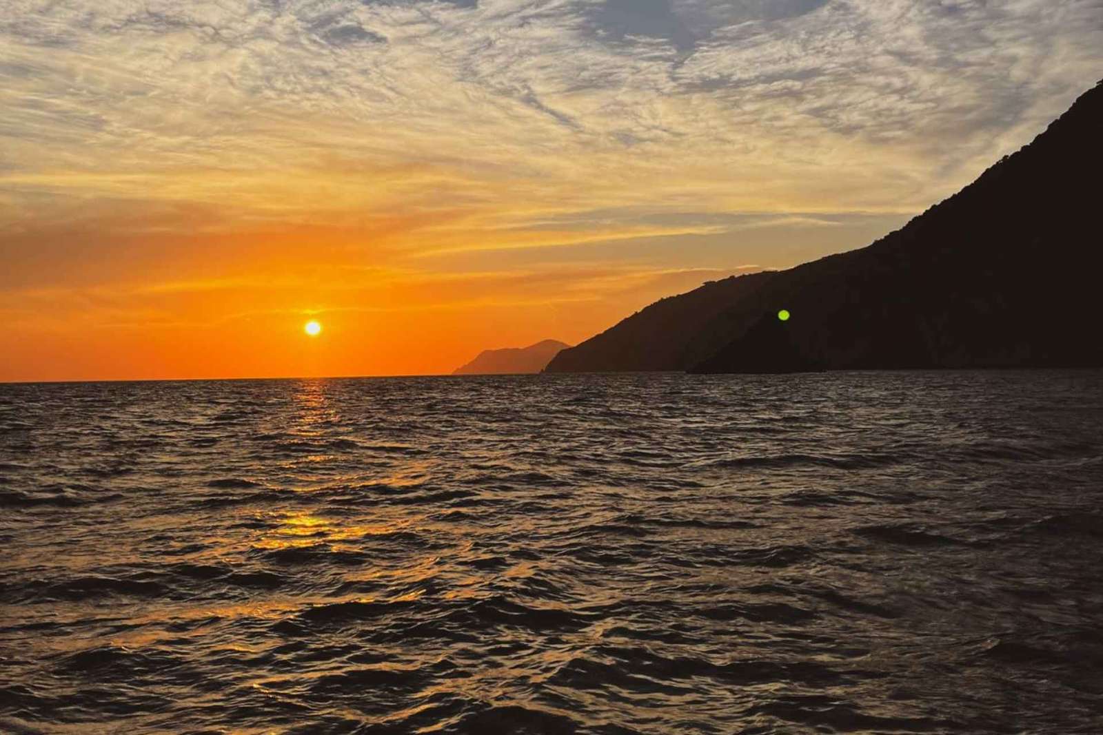 Portovenere: Ostrov Palmaria a plavba při západu slunce k jeskyni Lorda Byrona