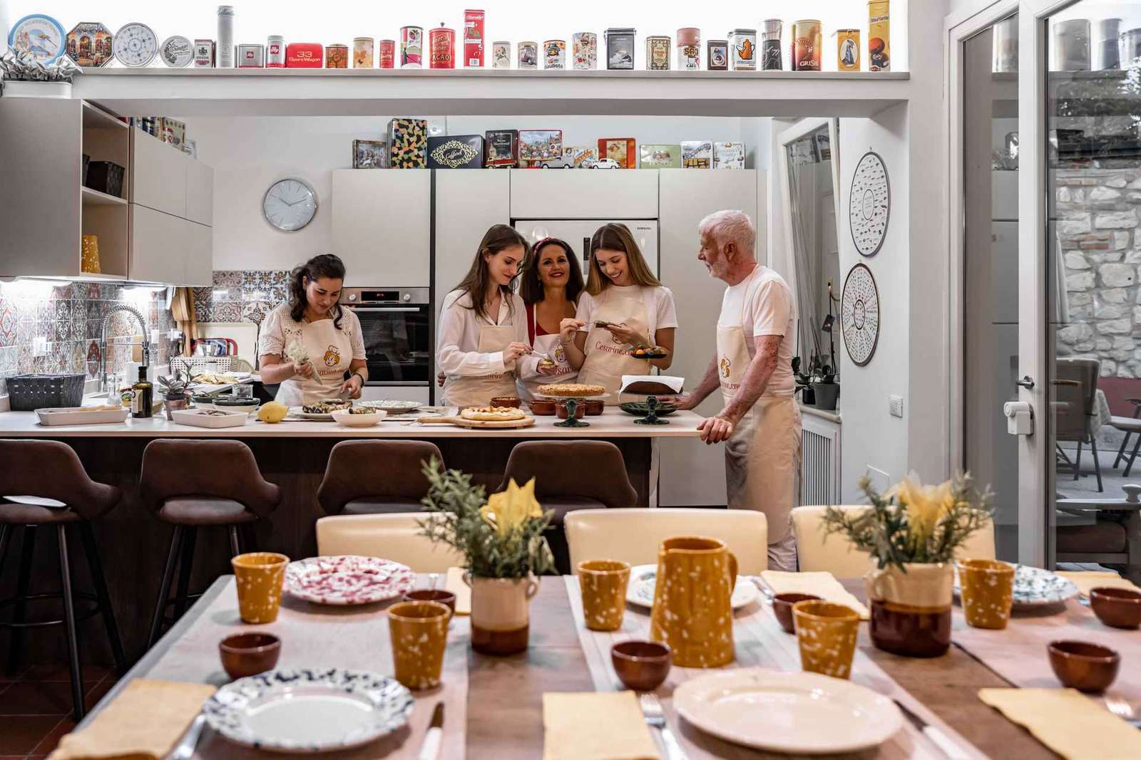 La Spezia: Aula de massa e tiramisu em casa de um habitante local