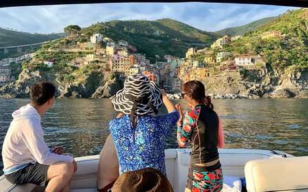 Cinque Terre Boat Tour with Drinks & Pesto Tasting
