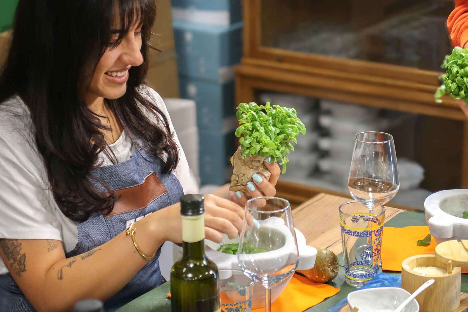 Cinque Terre: experiencia de elaboración de pesto con cata de vino