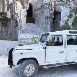 Z Carrary: Marble Quarries Jeep Tour z degustacją Lardo