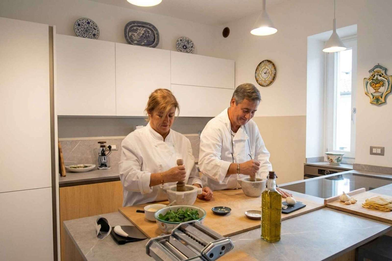 Pasta & Pesto Cooking Class with Aperitivo in La Spezia