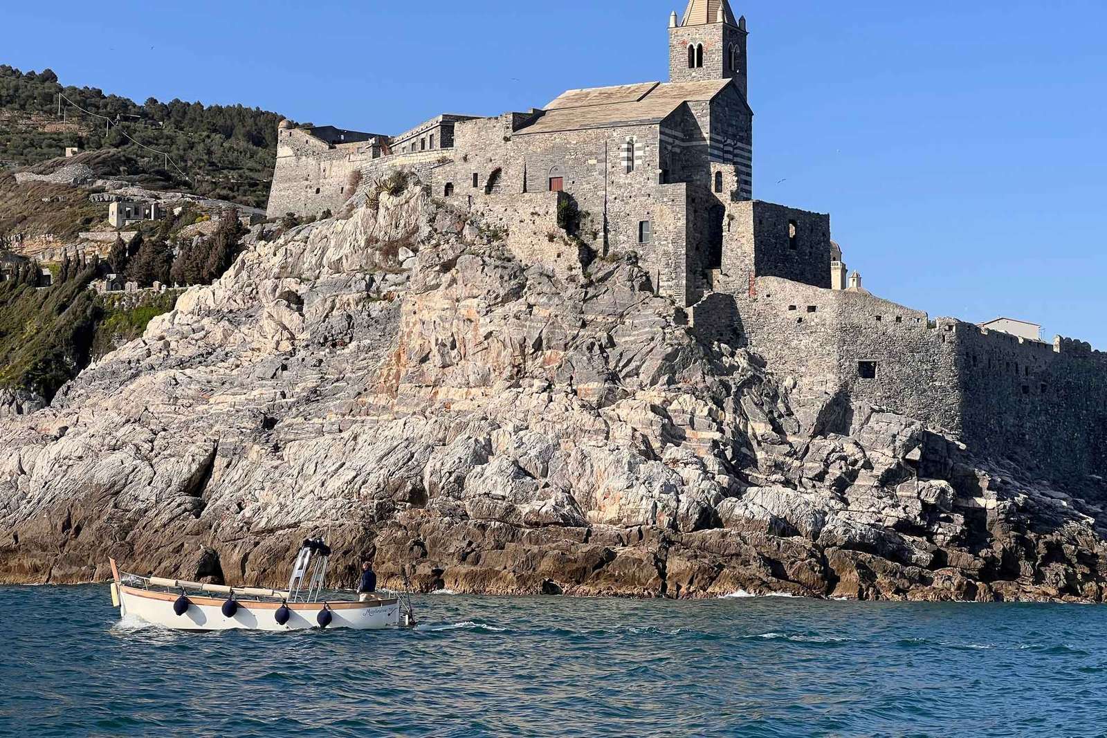La Spezia, passeio de barco em Portovenere, mergulho com snorkel e aperitivo