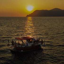 Cinque Terre: aperitief op het water bij zonsondergang – vertrek vanuit Monterosso