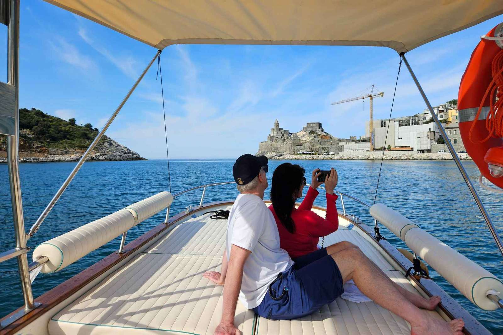 Excursion en bateau privé de La Spezia aux 5 Terres avec boissons, snacks et baignade