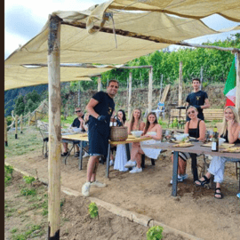Volastra : Dégustation de vin BarCa dans les Cinque Terre et cours de pesto