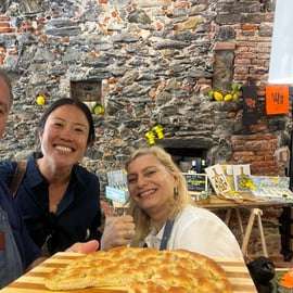 Cinque Terre: Ligurian Focaccia and Pesto Class with Tasting