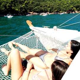 A Day Sailing in the Gulf of La Spezia on an Exclusive Classic Catamaran
