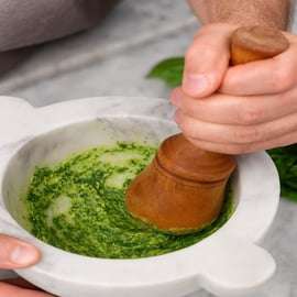 La Spezia: aula de pesto com focaccia e bebida