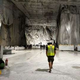 Carrara white marble quarries tour, 4X4 experience