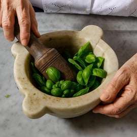 La Spezia: aula de pesto com focaccia e bebida