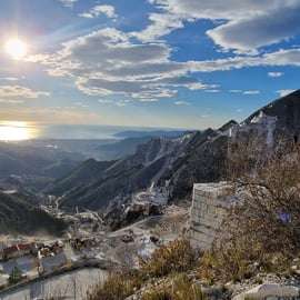Carrara: Off-Road-Tour durch den Marmorsteinbruch