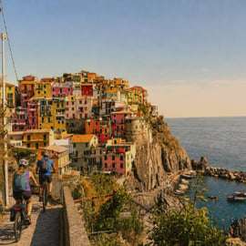 Cinque Terre: E-Bike-Tour mit virtuellem Guide