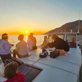 La Spezia: Plavba při západu slunce s aperitivem a večeří
