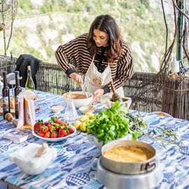 Cinque Terre: kookles gnocchi en pesto met uitzicht op zee