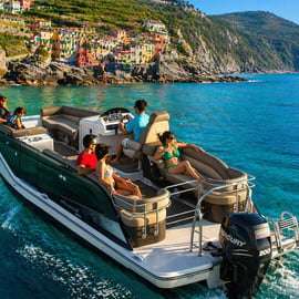 Cinque Terre Boat Tour with Drinks & Pesto Tasting